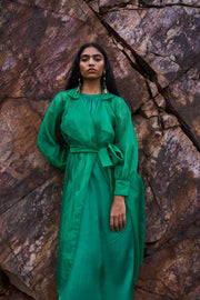 Green Jacket and Dress Set