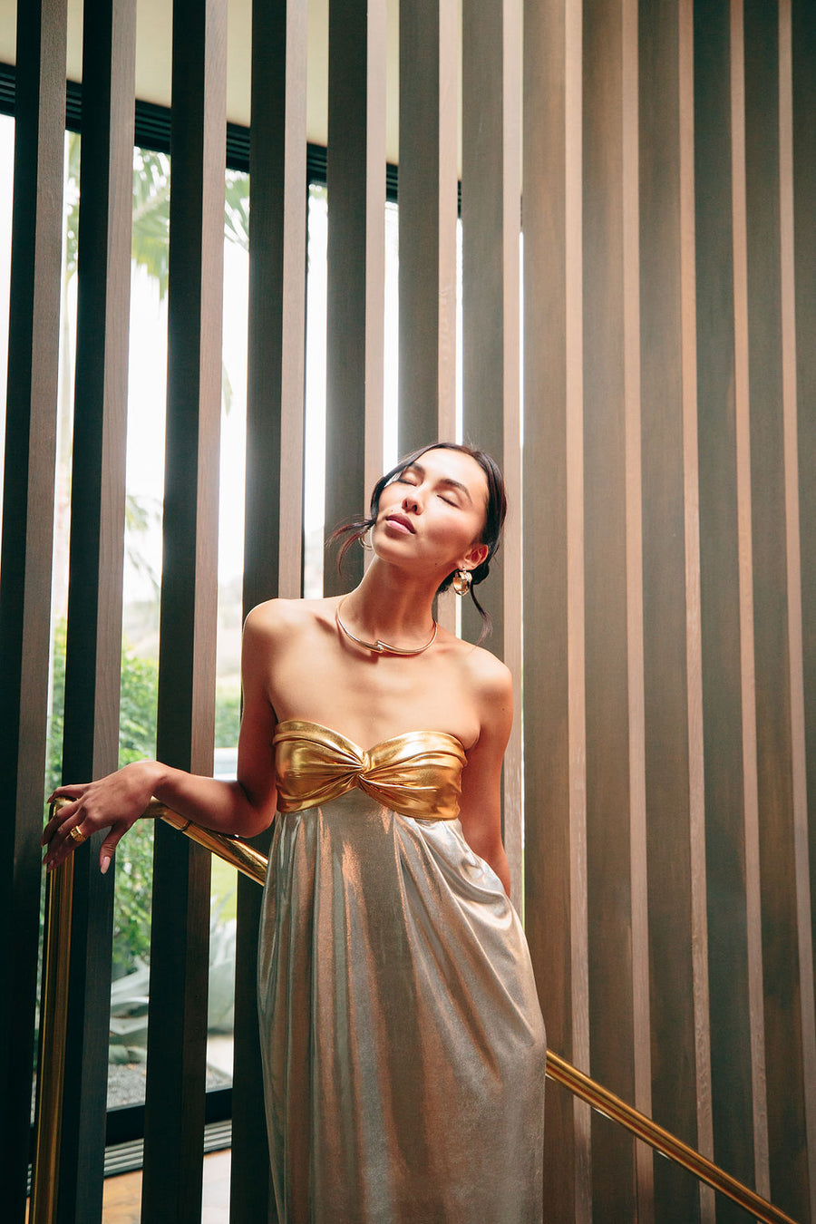 METALLIC BLOCK MAXI